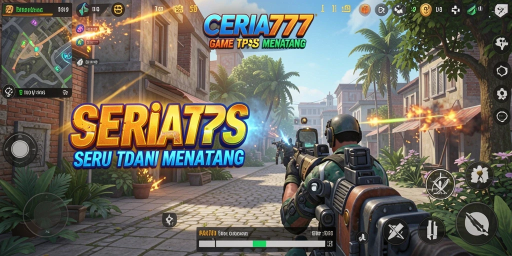 Screenshot menunjukkan aksi mendebarkan dalam permainan TPS.
