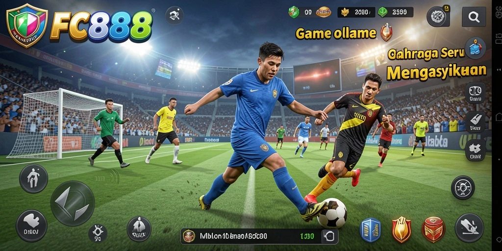Tampilan gameplay seru dari FC888 dengan karakter yang dinamis dan grafik memukau.