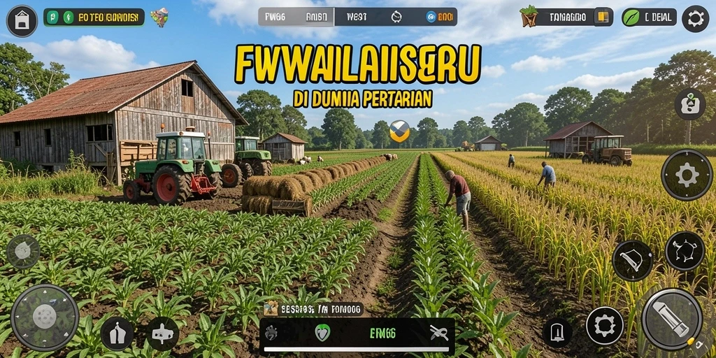Tampilan gameplay FW66 yang menawan dengan berbagai jenis tanaman dan hewan.