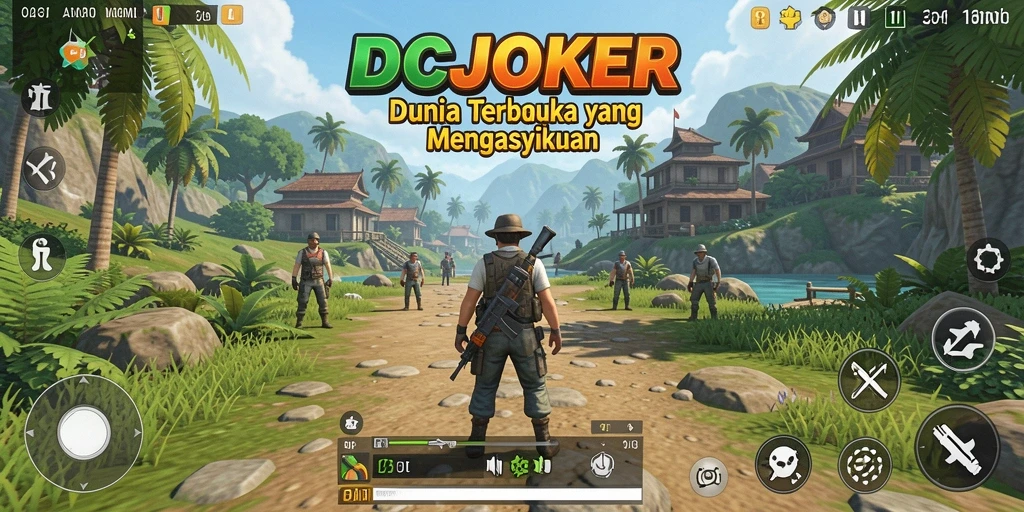Screenshot IDCJOKER menampilkan petualangan mendebarkan di dunia terbuka.