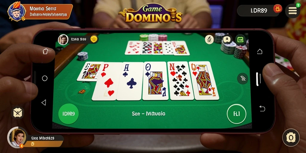 Tampilan gameplay seru dalam permainan Domino IDR89.