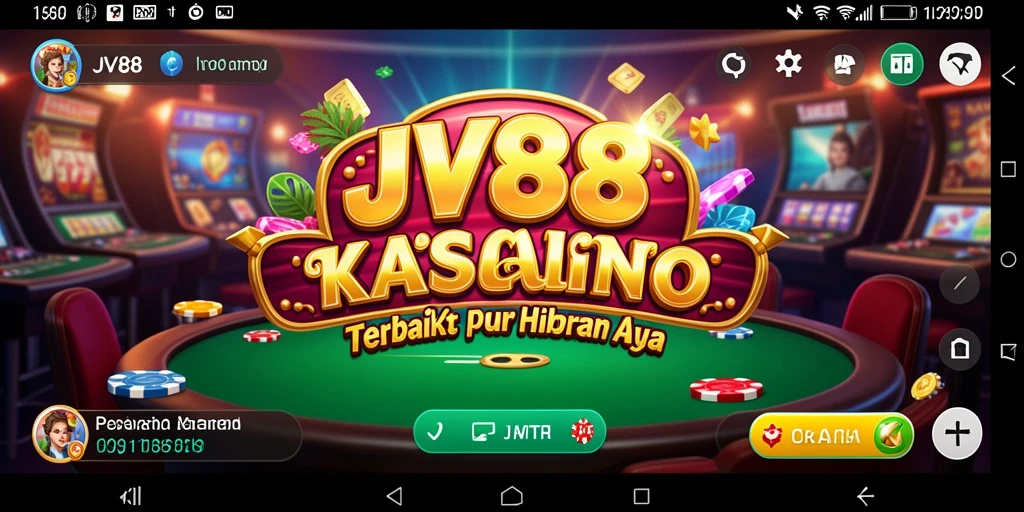 Tampilan menarik dari gameplay Kasino JV88 yang seru.