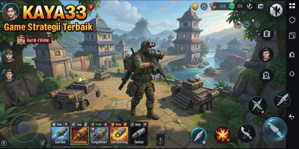 Tampilan gameplay KAYA33 yang strategis dan menantang.