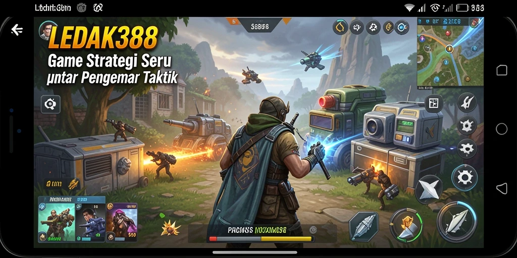 Tampilan gameplay strategis LEDAK388 yang mendebarkan.