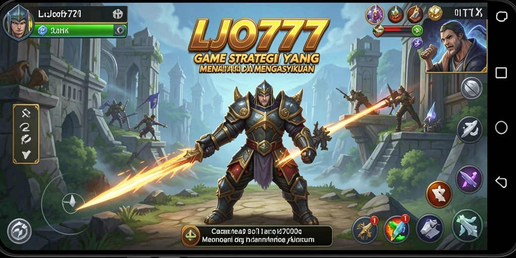 Tampilan gameplay LJO777 yang menegangkan dan penuh strategi.