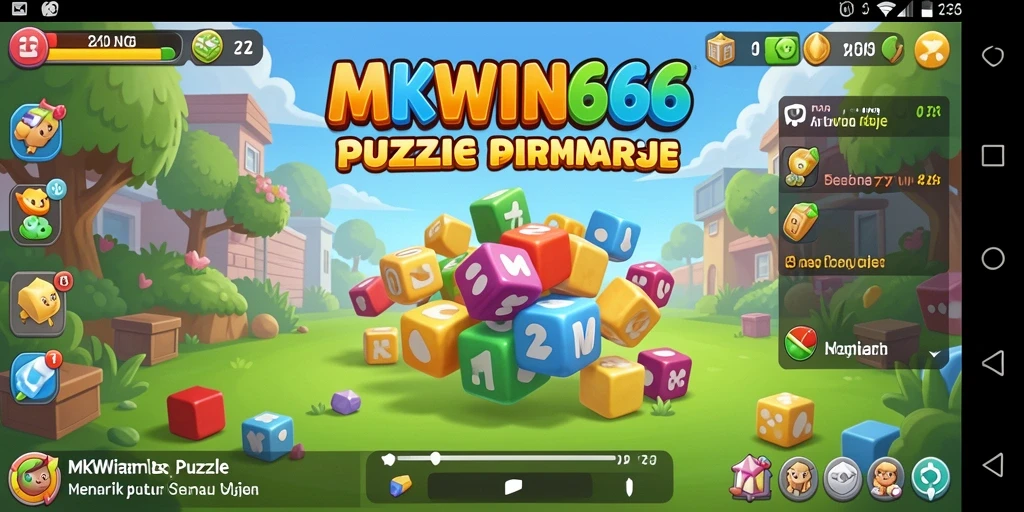 Gameplay MKWIN666 yang seru dan menantang dalam bentuk puzzle.