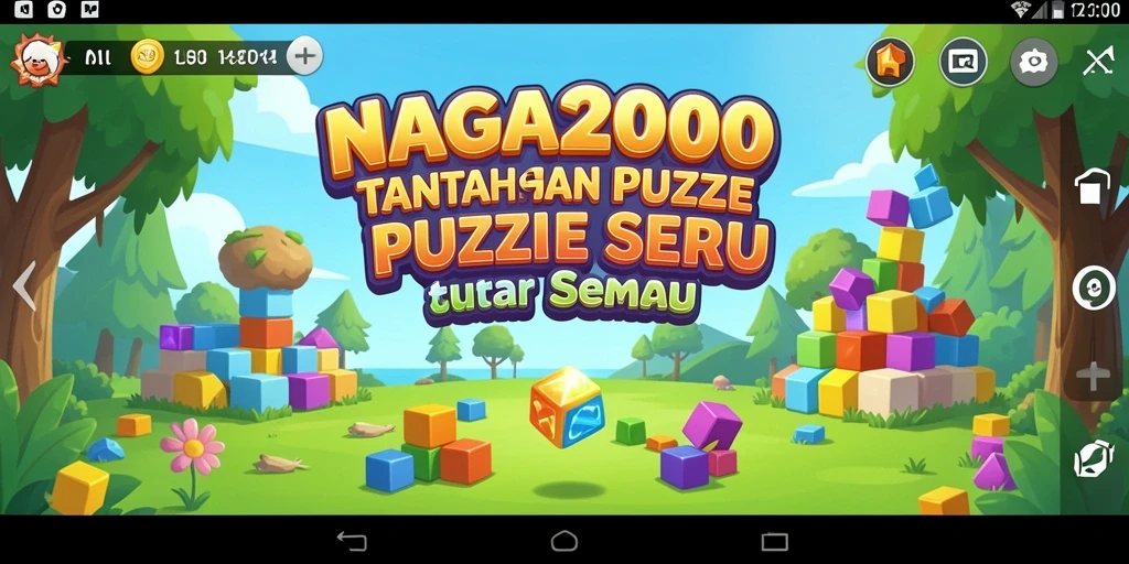 Gameplay NAGA2000 yang menarik dengan berbagai tantangan puzzle.