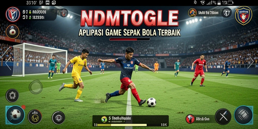 Screenshot gameplay NDMTOGEL dengan aksi seru di lapangan.