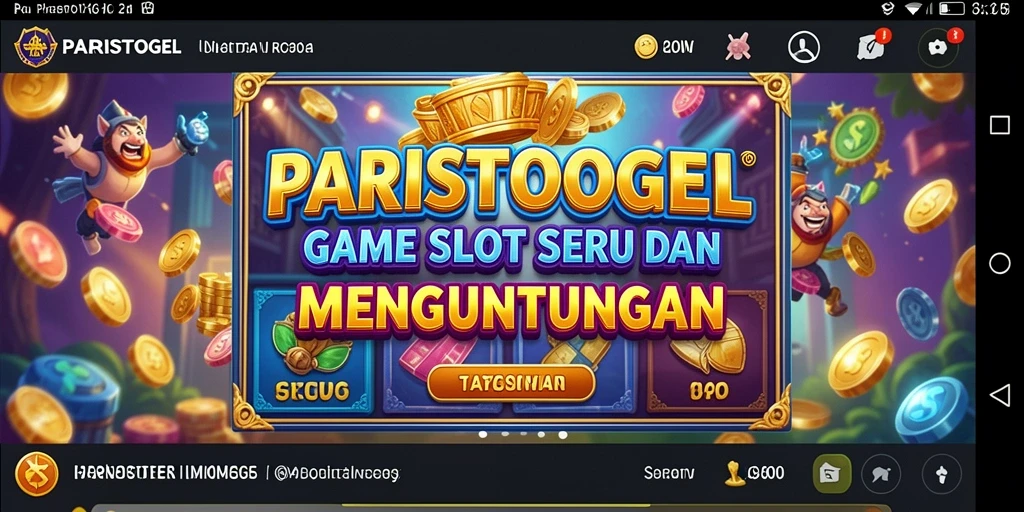 Screenshot gameplay PARISTOGEL yang menampilkan keseruan permainan Slot.
