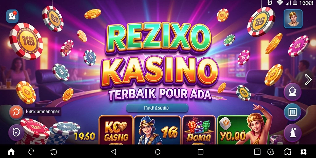 Tampilan menarik dari gameplay Kasino di REZIXO.