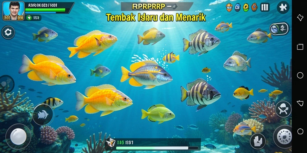 Gameplay Tembak Ikan yang seru dan menantang di RPRPRP.