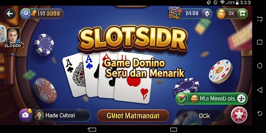 Screenshot utama SLOTSIDR menampilkan gameplay interaktif dan seru.