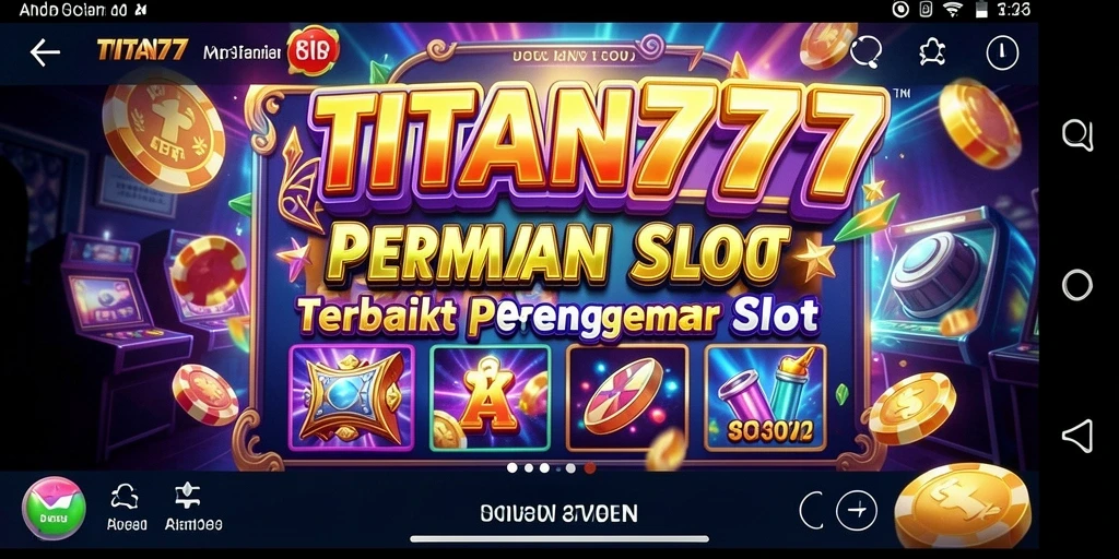 Tampilan menawan gameplay slot di TITAN777.