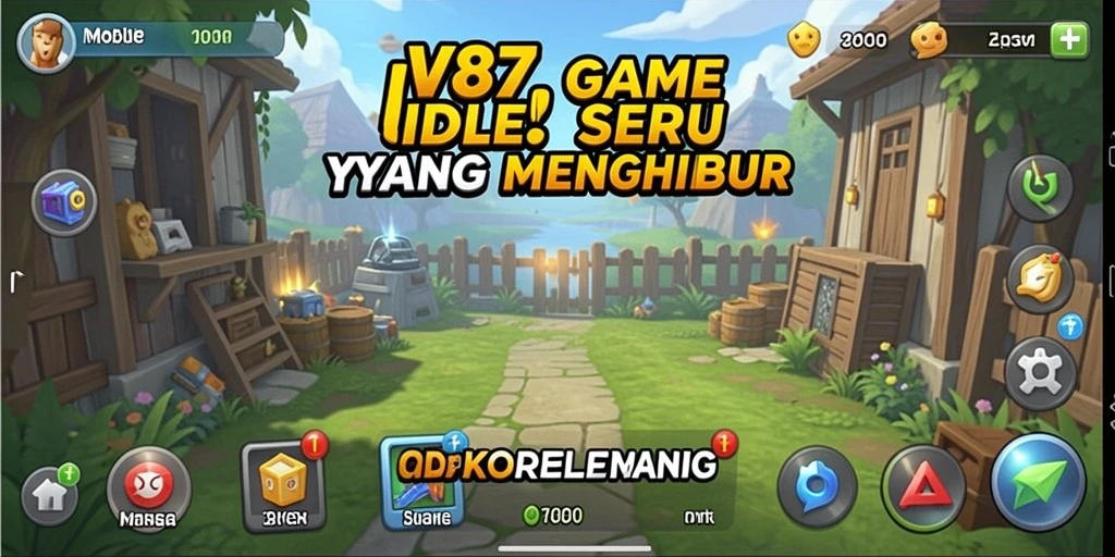 Tampilan gameplay seru dari V87 yang mengasyikkan.